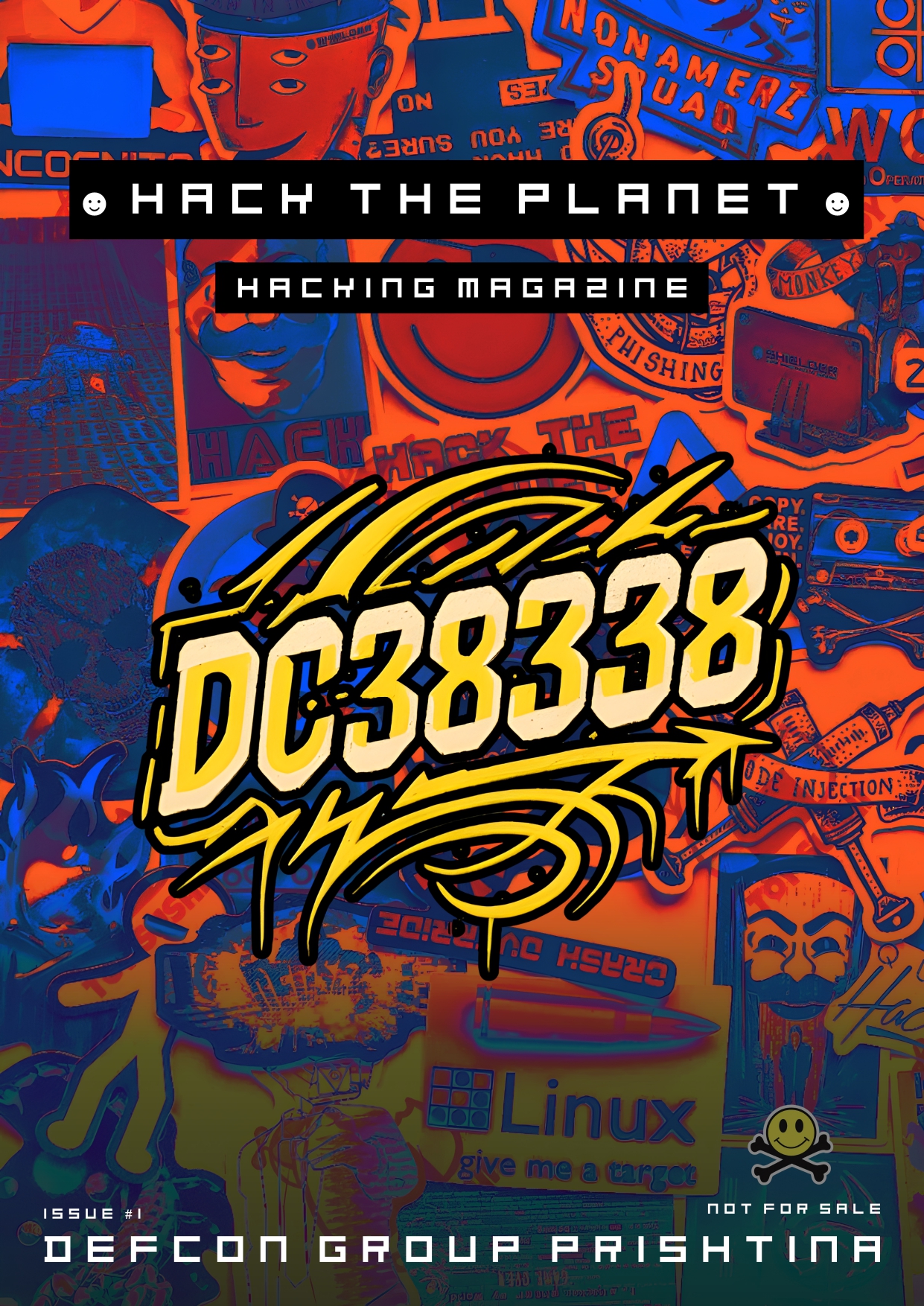 DEFCON Group Prishtina Zine cover art